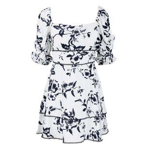 Keepsake Lovesick Mini Dress in Ivory Floral Size S